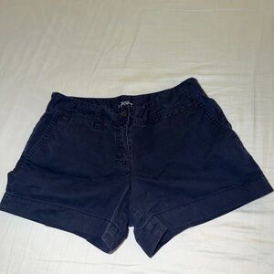LOFT Navy Cargo Shorts
